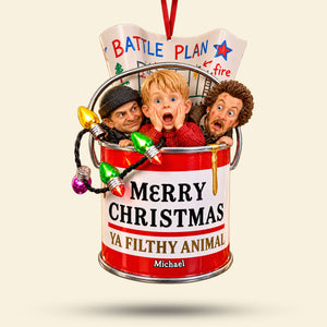 Paint Bucket Ornament - Personalized Gifts For Movie Fans Christmas Ornament 05NATI191026-Homacus