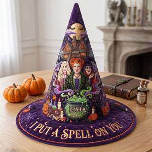 Sisterhood Of Spells Quilted Witch Hat - Personalized Halloween Gifts 02TYTI120826-Homacus