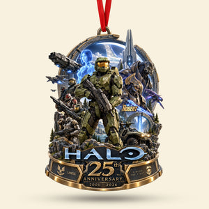 The Robot Commander Acrylic Ornament - Personalized Gifts 02qhti230926