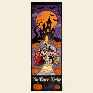 Enchanted Castle Halloween Table Runner - Personalized Gifts For Family 05NATI130826