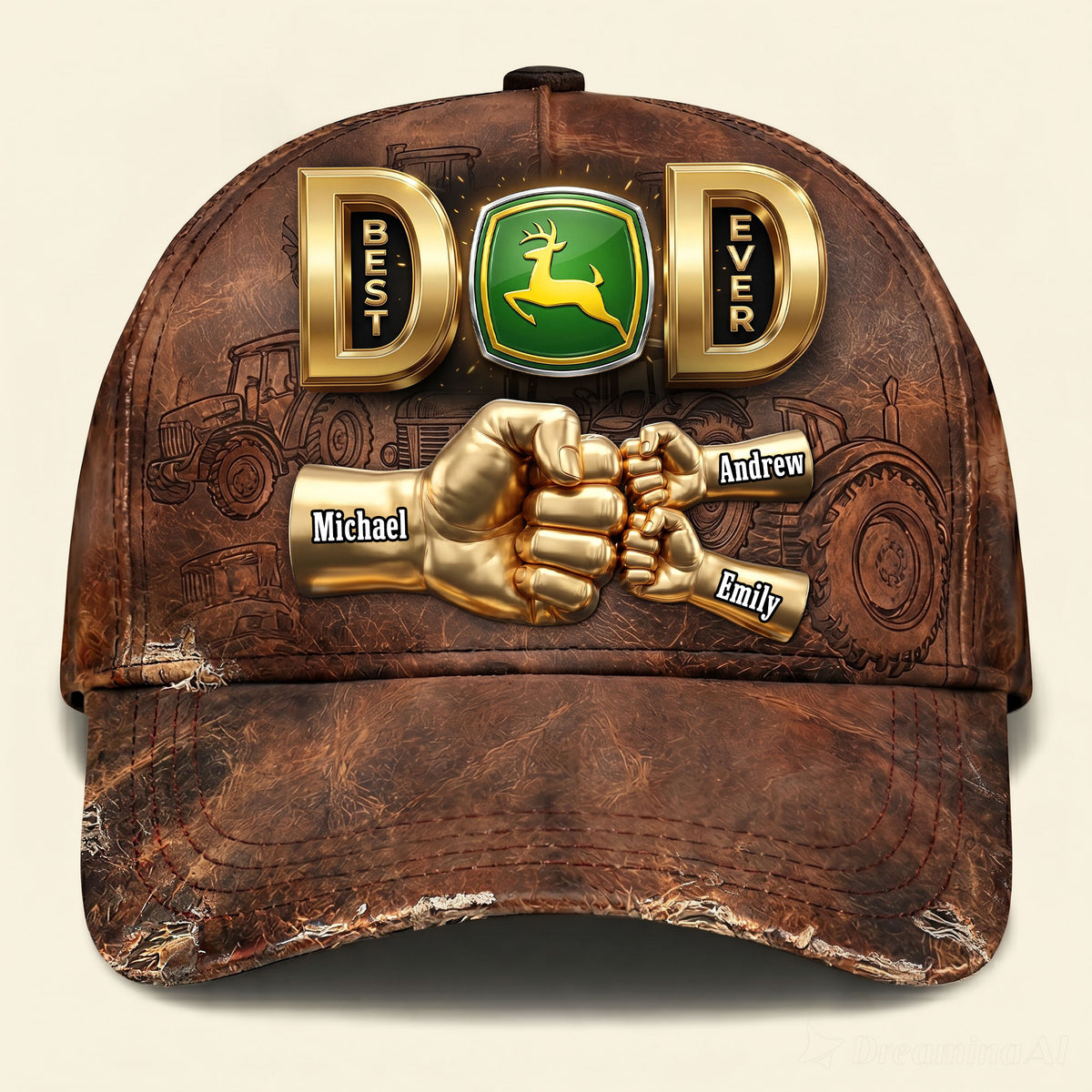 Cool Tractor Dad Clasic Cap - Personalized Gift For Dads 01NATI230526-Homacus