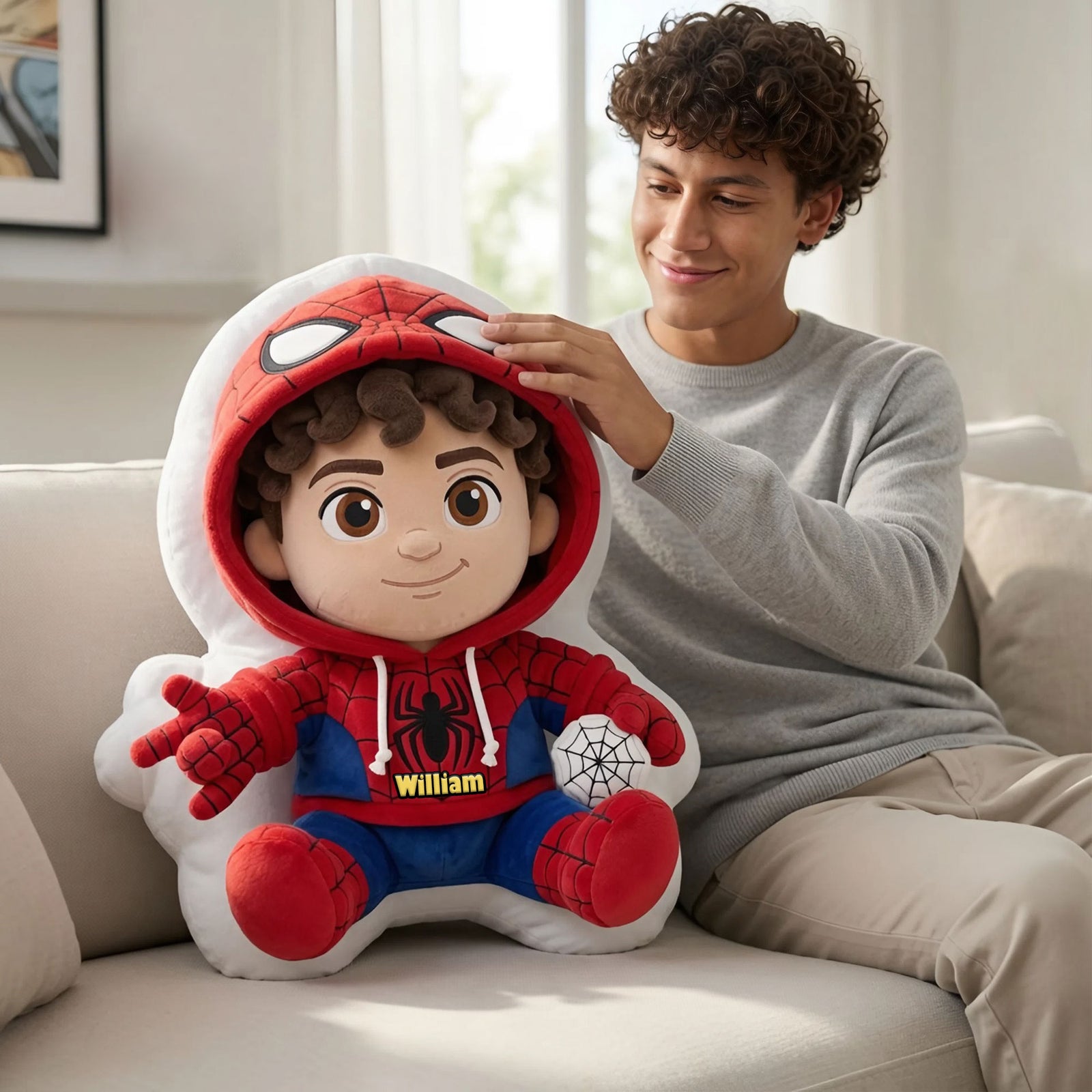 Warrior Shaped Pillow Custom Photo Gifts 01PATI030726-Homacus