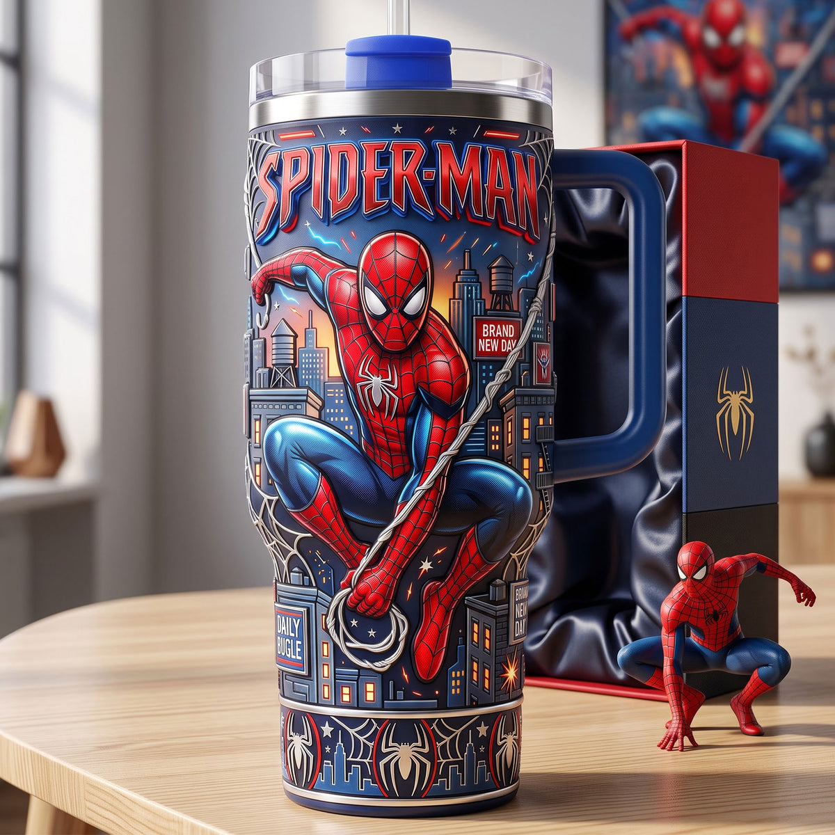 Unique Colorful 40oz Tumbler With Handle - Personalized Gifts 06NATI050826-Homacus