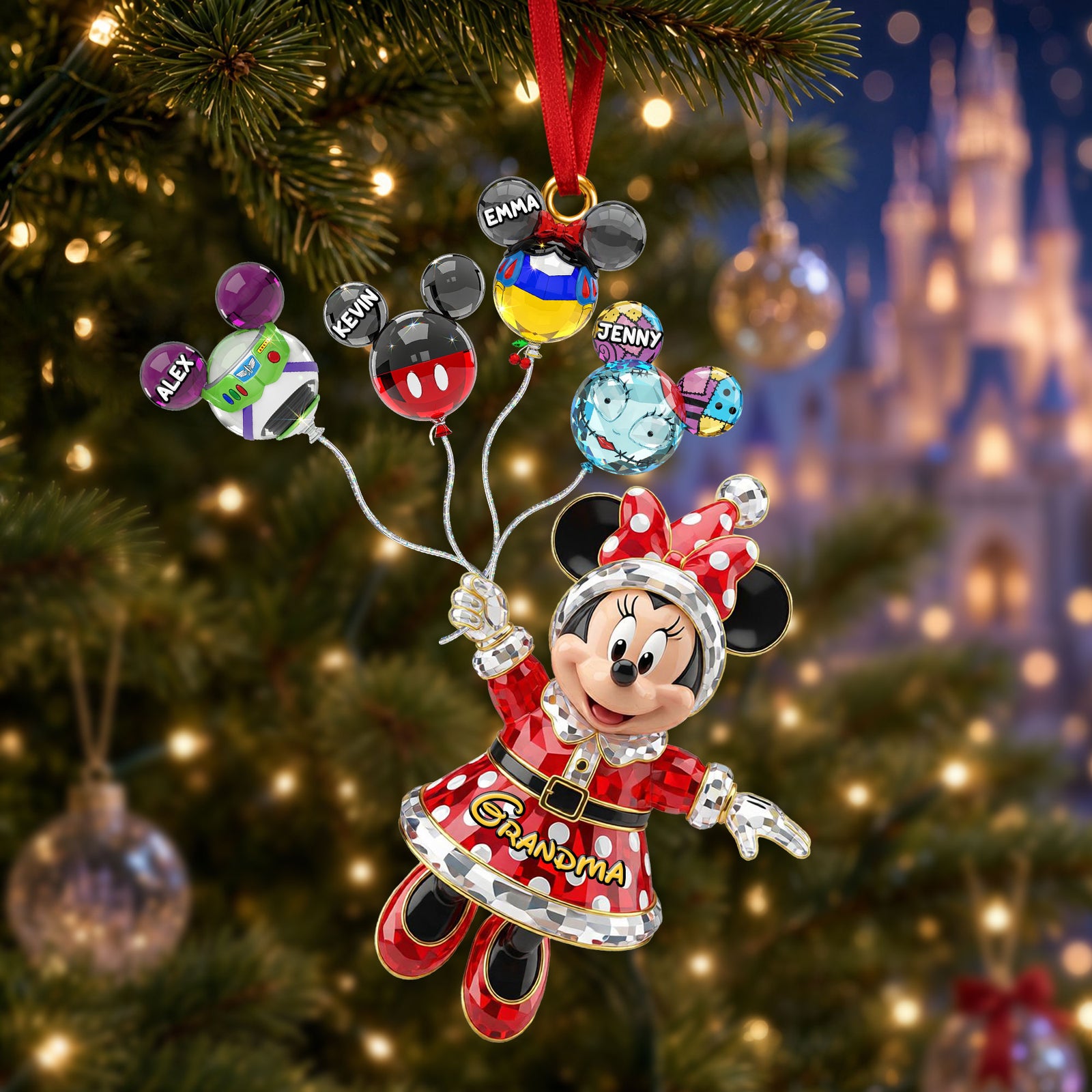 Grandma’s Magical Balloon Christmas Ornament - Personalized Gifts For Grandma 01ohti110926-Homacus