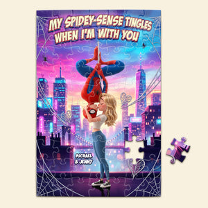 Swing Couple Jigsaw Puzzle - Personalized Gifts For Couples 04huti220726