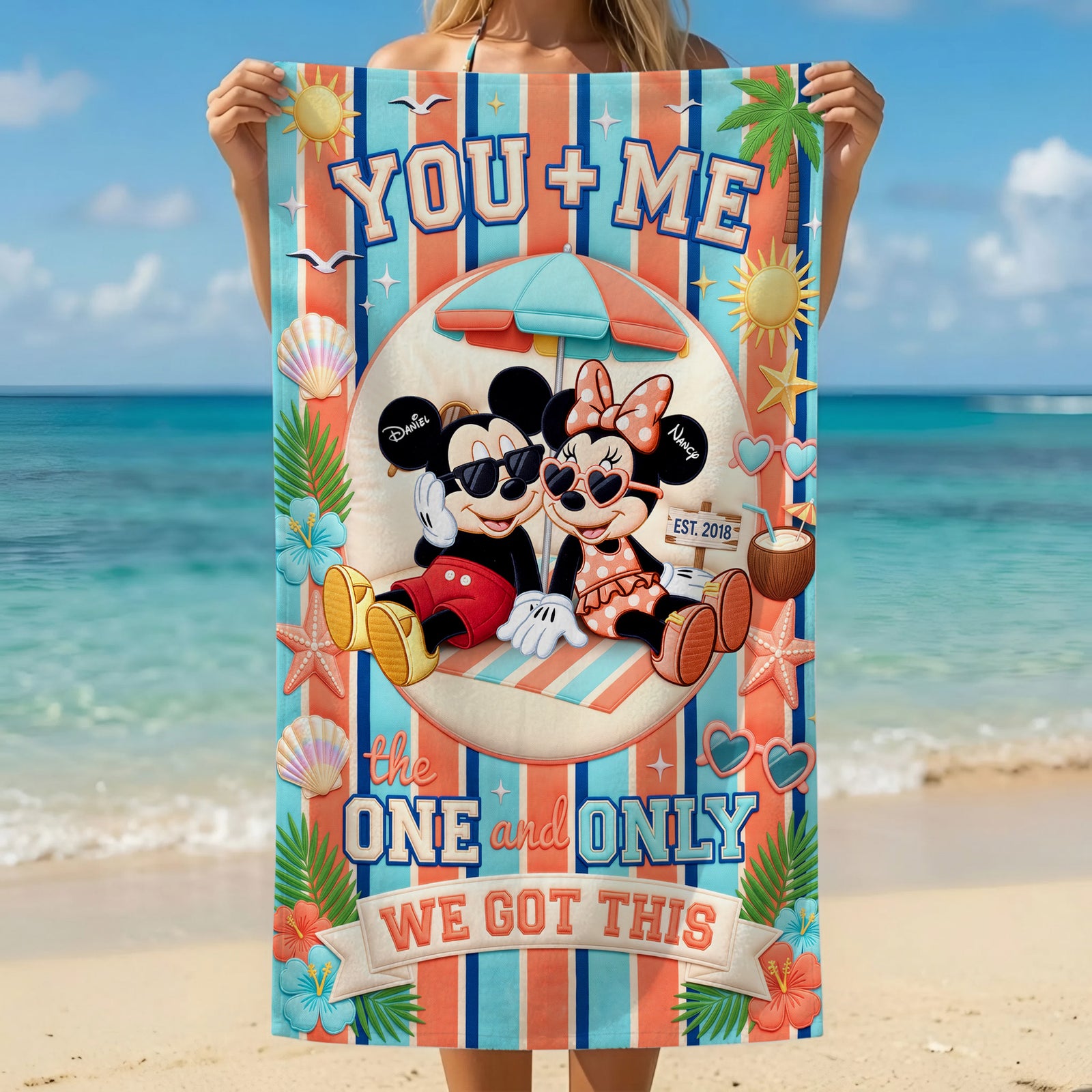 We Got This Beach Towel - Personalized Gifts For Couple 04PATI210726-Homacus