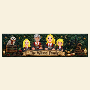 Fantasy Family Christmas Table Runner - Personalized Gifts For Family Quilted Table 02NATI200826PA