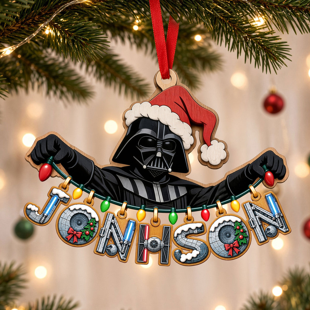 Name Art Lord String Ornament, Personalized Gifts 03QHTI230926-Homacus