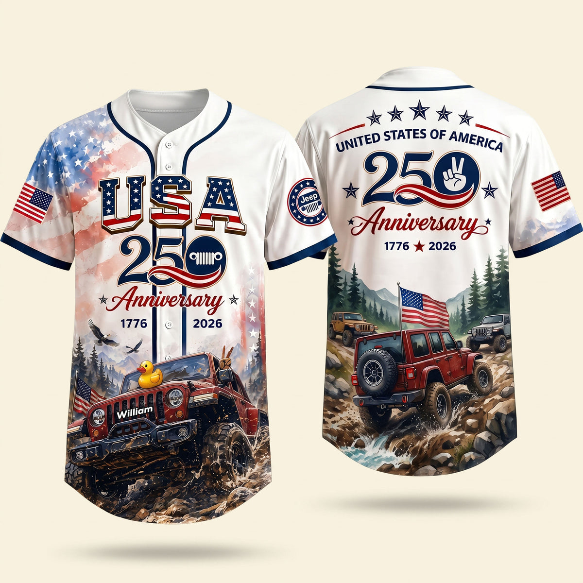 American Off-road Legend Jersey - Personalized Gifts For Off-road Lovers 03QHTI180626-Homacus