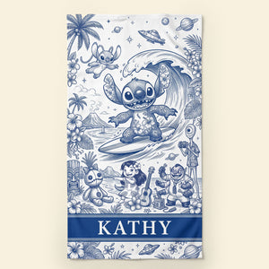 Island Mischief Beach Towel - Personalized Gifts 01qhti180726-Homacus