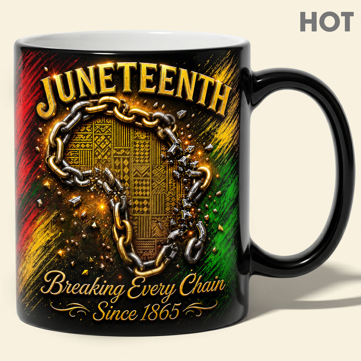 Celebrated 1865 Juneteenth Magic Mug - Personalized Gifts For Patriots 01toti260526-Homacus