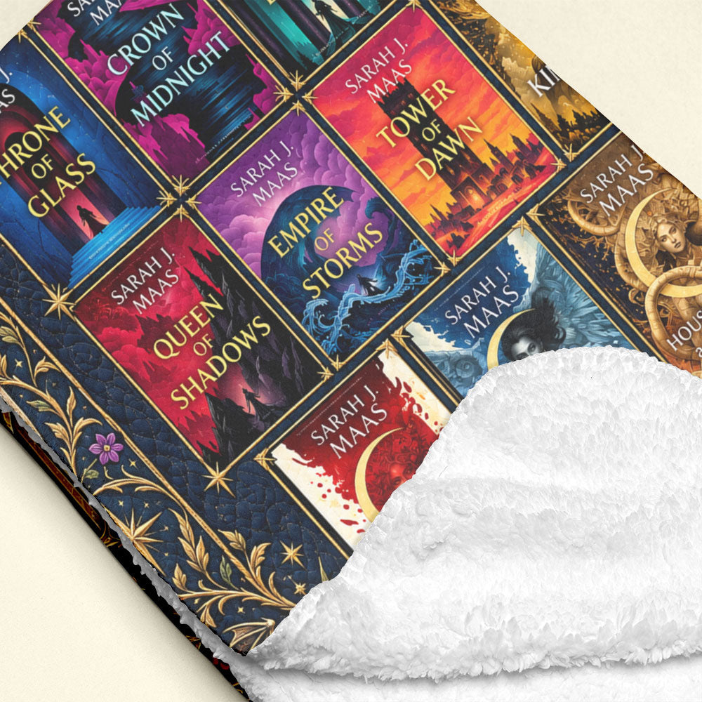 Book Series Blanket - Personalized Gifts For Fantasy Lovers 04nati071026-Homacus
