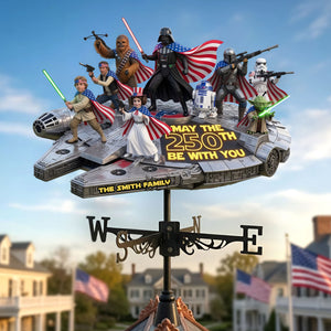 America 250th Anniversary Metal Weather Vane - Personalized Gifts For Family 04tyti050626