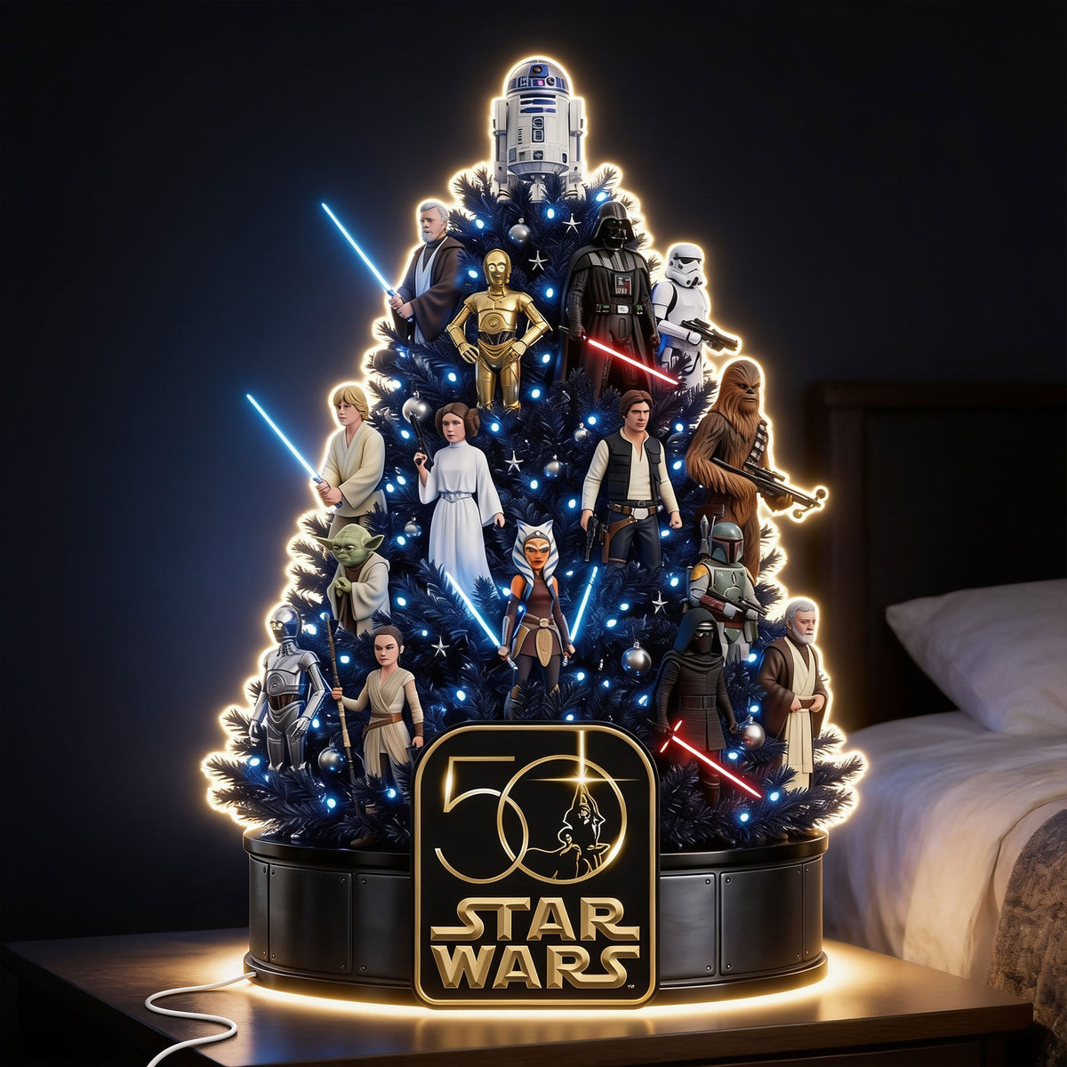 Space Adventure Acrylic Light Box - Personalized Christmas Gifts 01nati070926