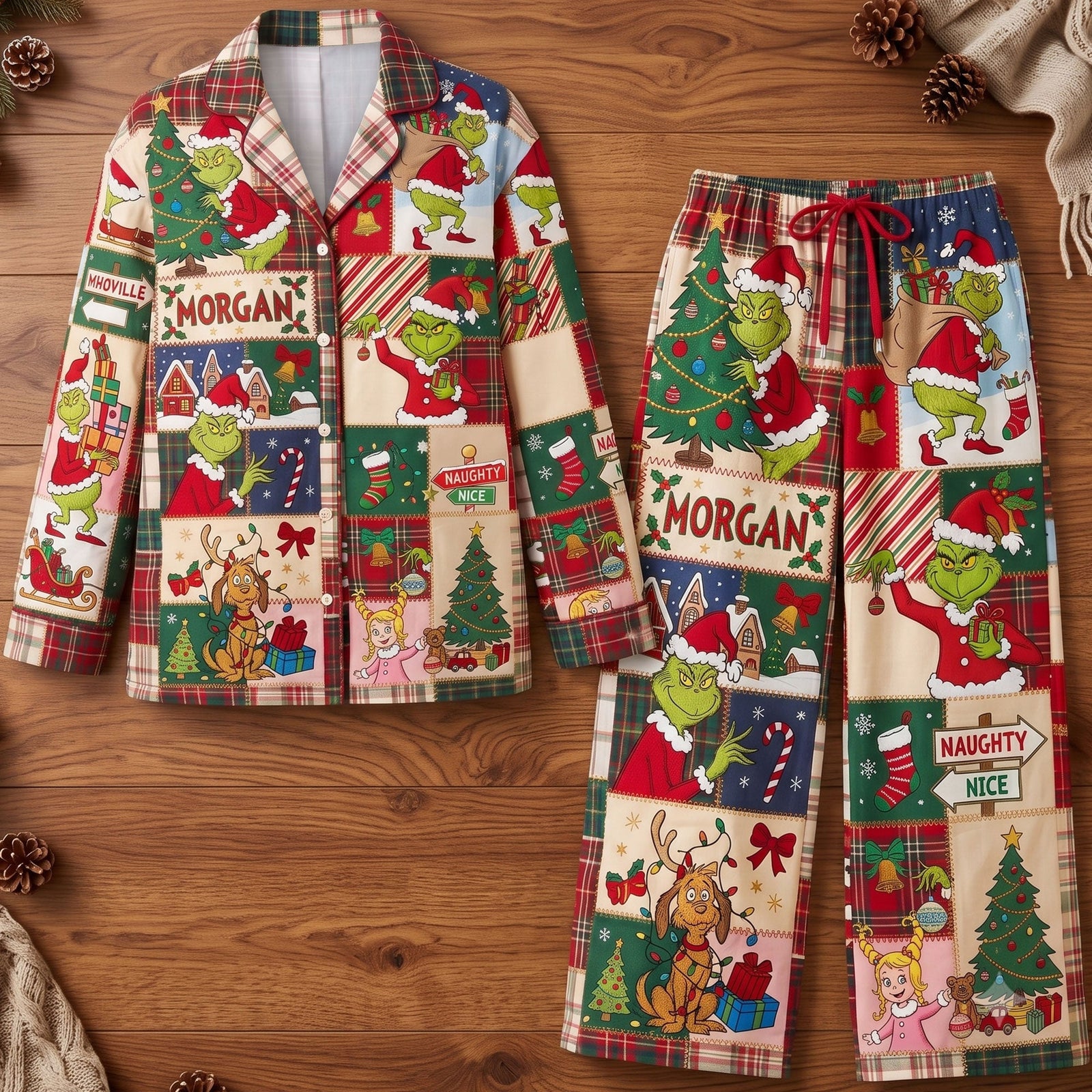 Lovable Christmas Pajama Set - Personalized Christmas Gifts 01pati030826-Homacus