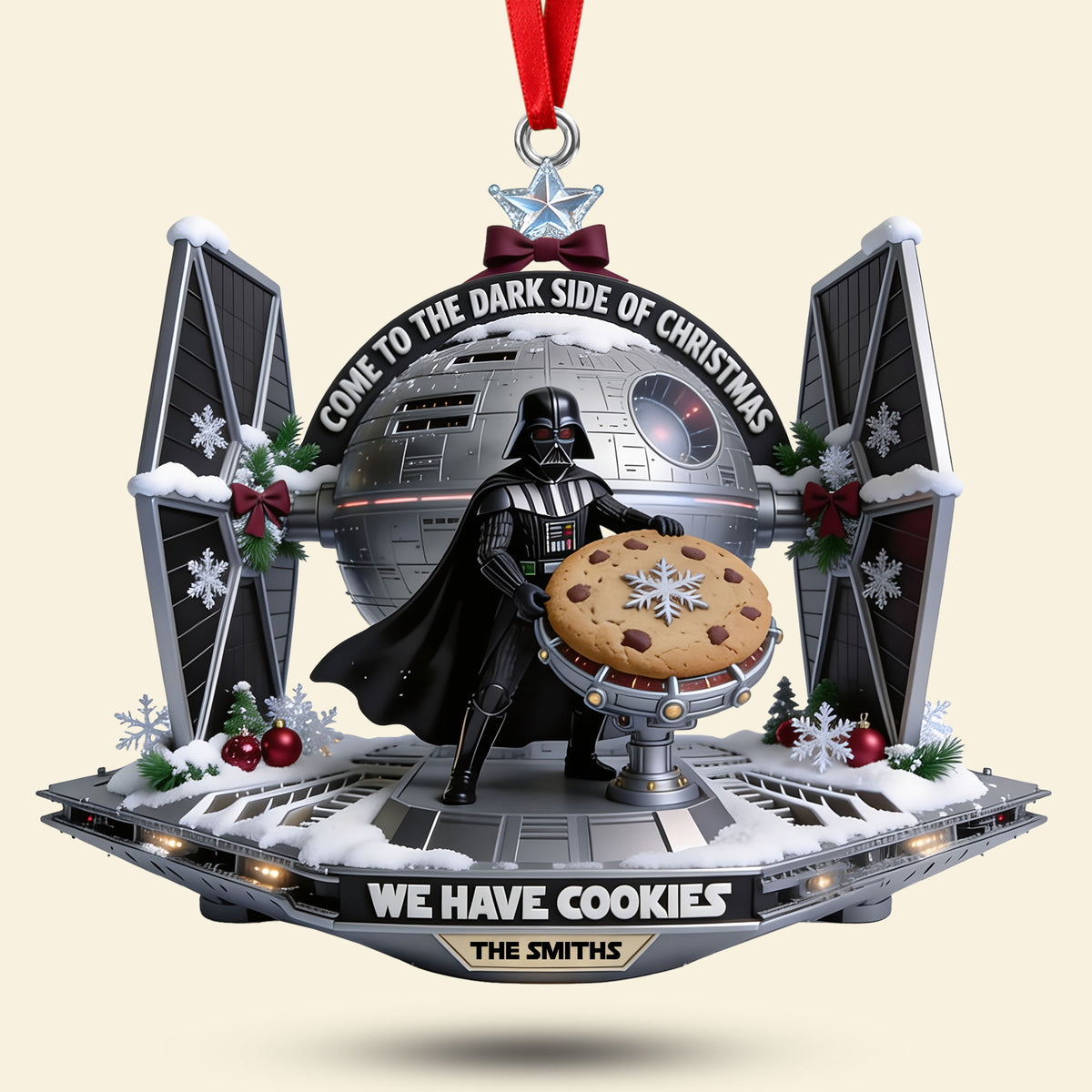 Space Warrior Christmas Cookie Acrylic Ornament - Personalized Christmas Gifts 03hati070926-Homacus
