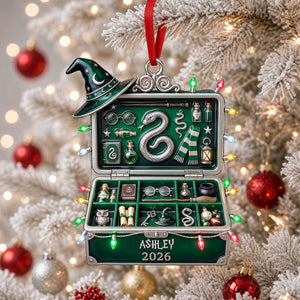 Whimsical School Trunket Ornament - Personalized Gifts For Christmas Ornament 06PGTI121026-Homacus