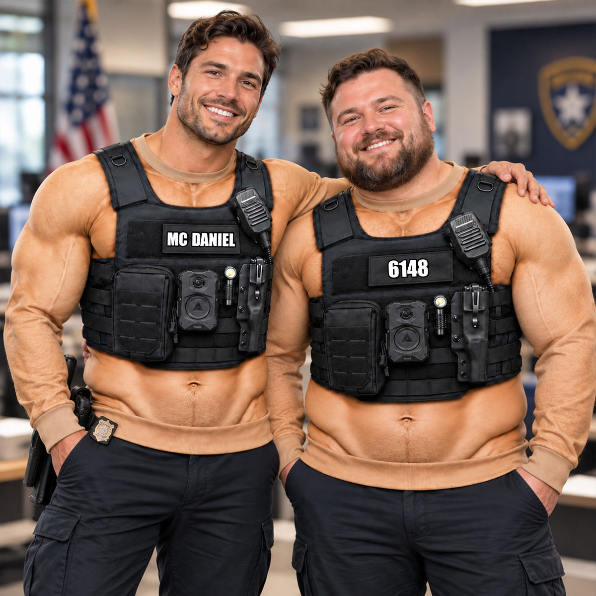 Police Officers Tactical Vest 3D Shirt - Personalized Gifts For Police Officers 02huti201026-Homacus