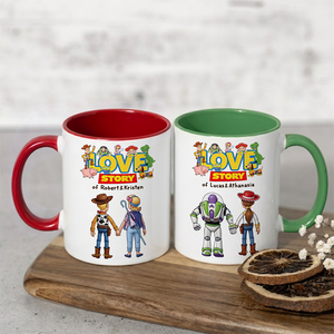 Love Journey Coffee Accent Mug - Personalized Gifts For Couple 06hudt230626