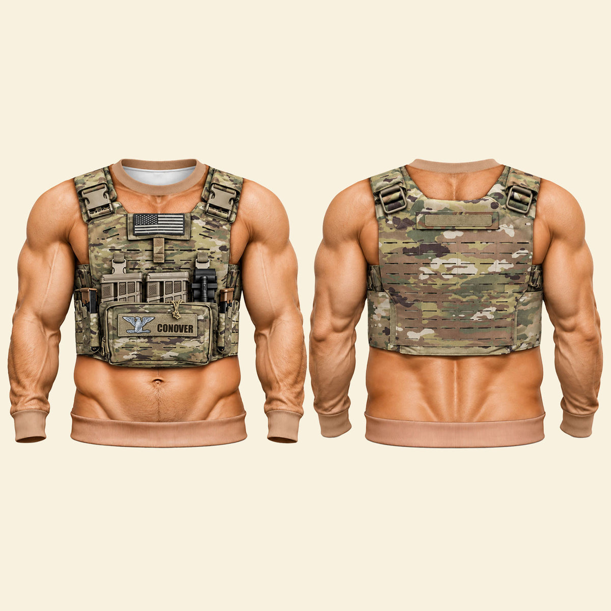 Veteran Tactical Vest 3D Shirt - Personalized Gifts For Veteran 03huti201026-Homacus