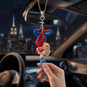 Swing Couple Car Ornament - Personalized Gifts For Couples 01HUTI220726