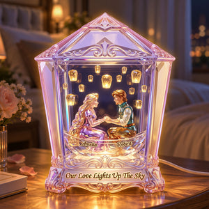 Forever Love In Fantastical World Light Box - Personalized Christmas Gifts For Couples 06nati211026-Homacus