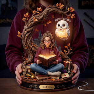 Mystical Reading Acrylic Light Box - Custom Photo Gifts For Book Lovers 02nati160926