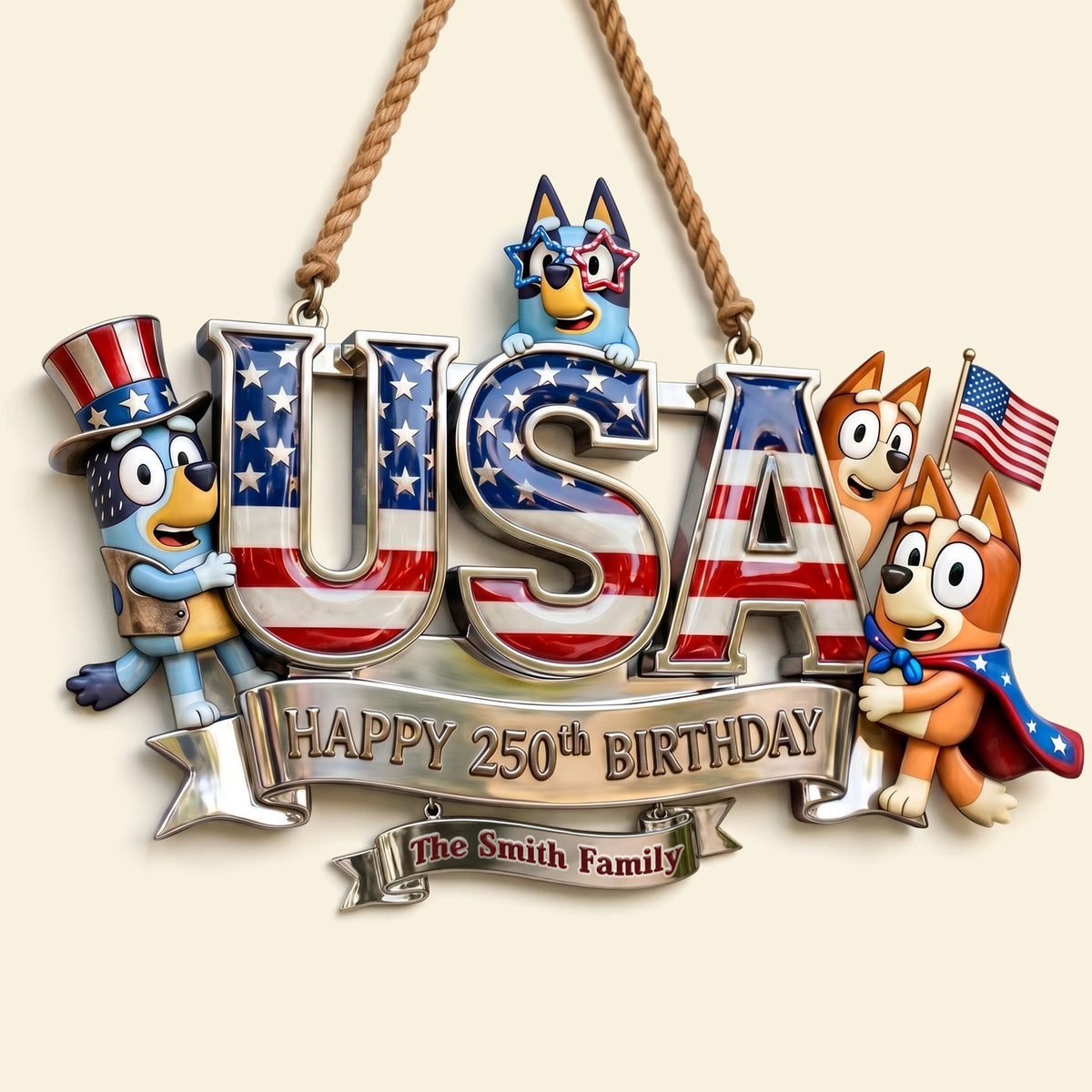 USA 250th Anniversary Acrylic Sign - Personalized Gifts For Patriots 05qhti290526