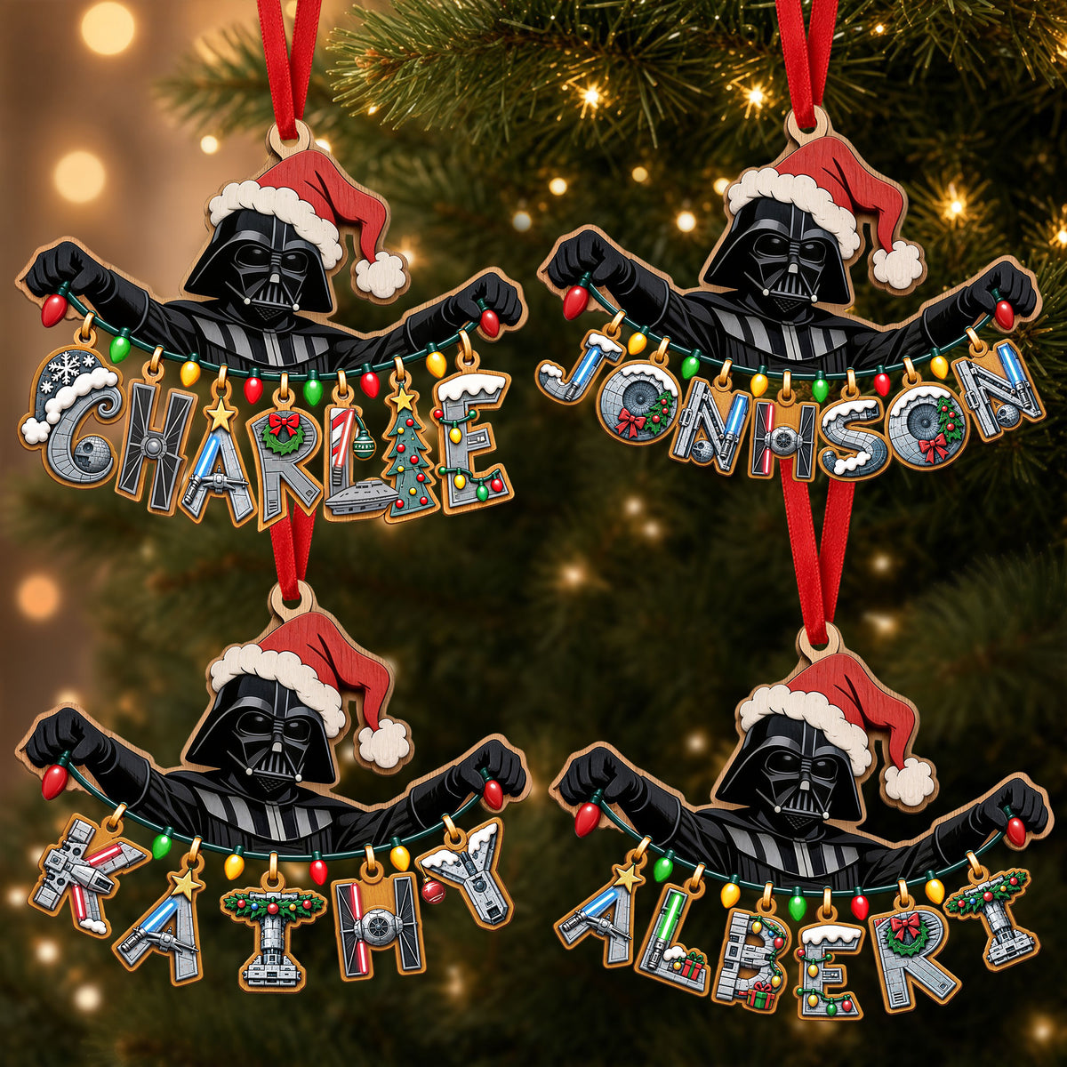 Name Art Lord String Ornament, Personalized Gifts 03QHTI230926-Homacus