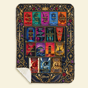 Book Series Blanket - Personalized Gifts For Fantasy Lovers 04nati071026-Homacus