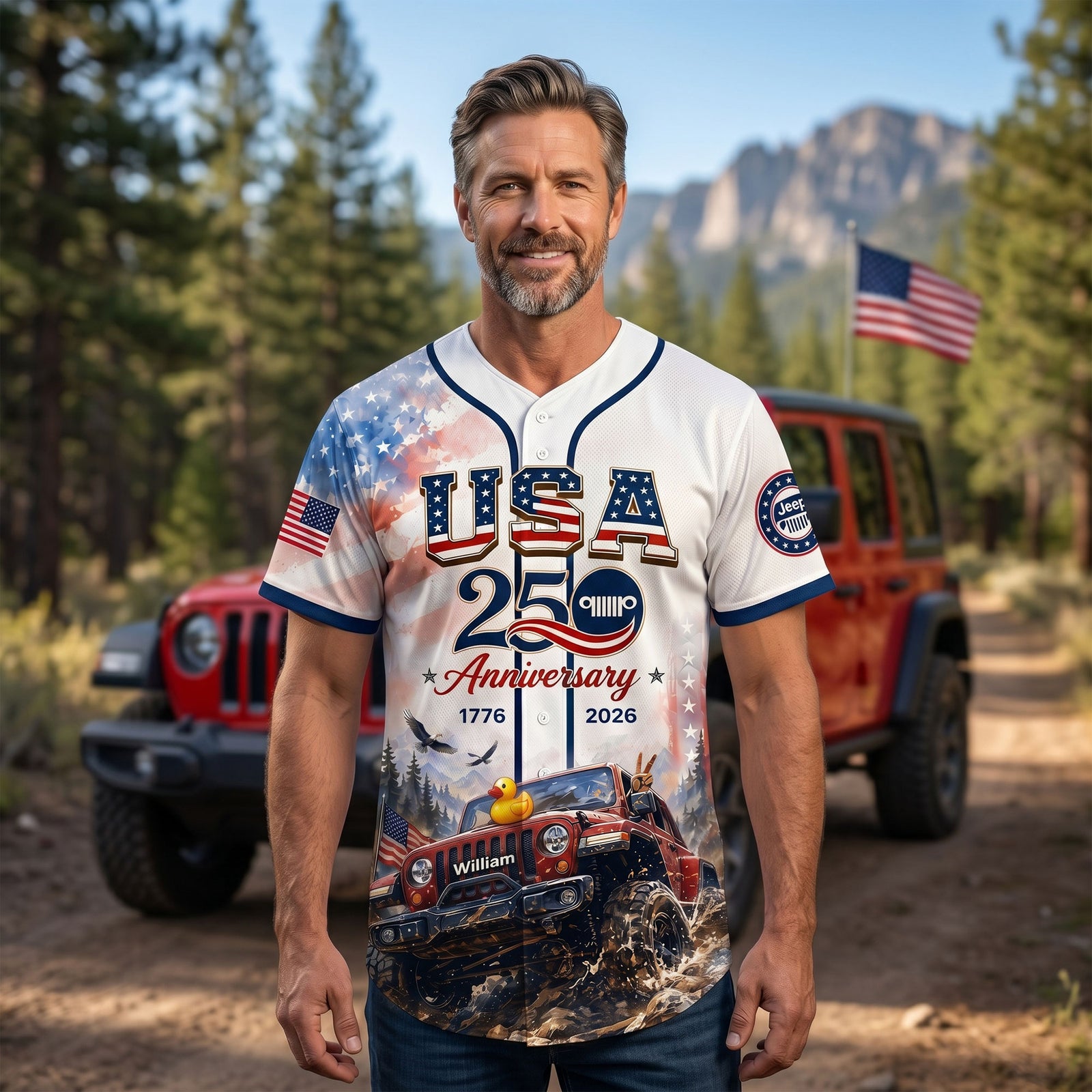 American Off-road Legend Jersey - Personalized Gifts For Off-road Lovers 03QHTI180626-Homacus