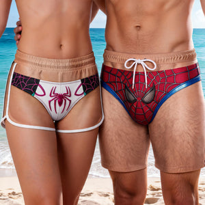 Chaos Couple Beach Shorts Set - Personalized Gifts For Couples 04huti020726-Homacus