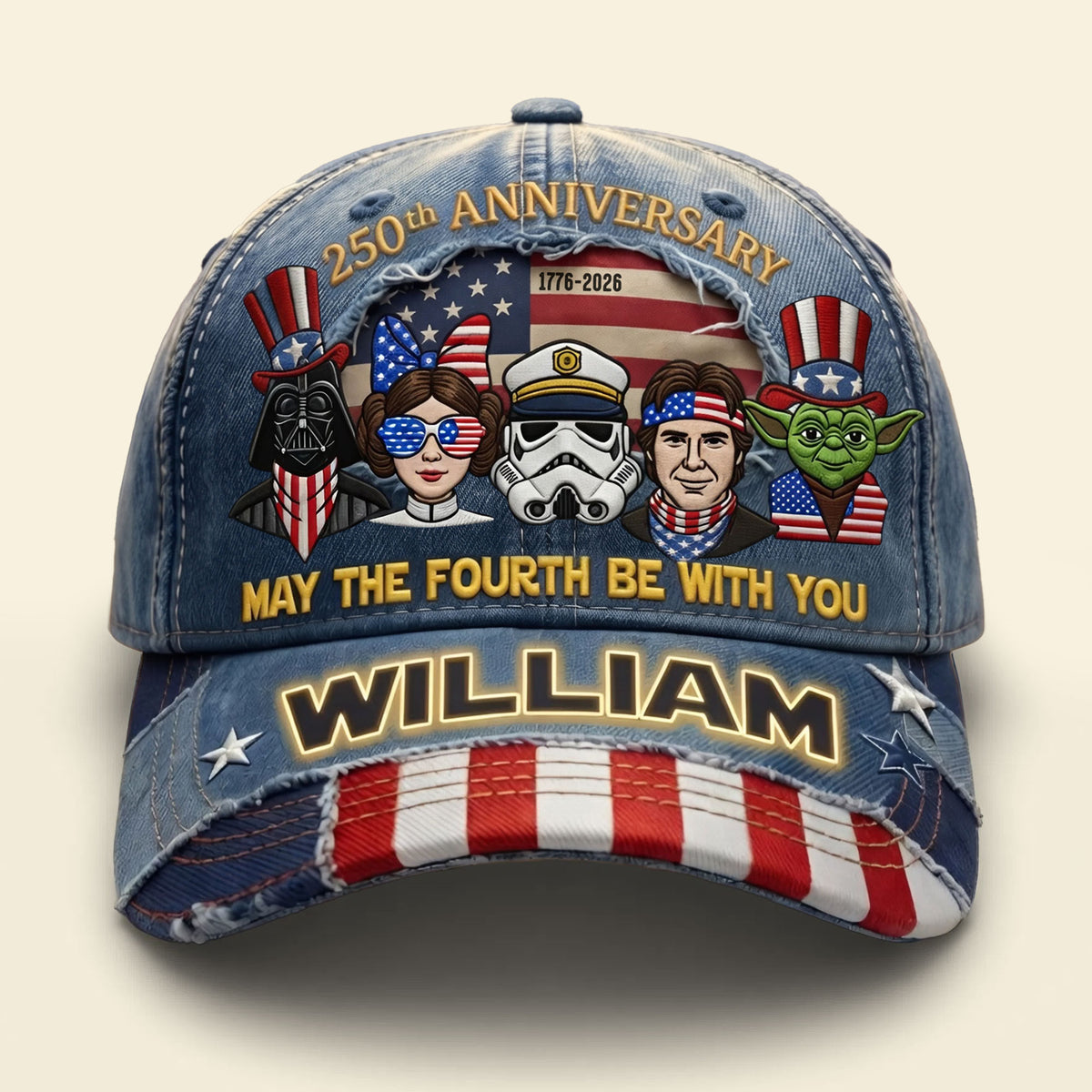 Proud American - Celebrated America 250th Anniversary Classic Cap - Personalized Gifts For Patriots 03qhti260526-Homacus