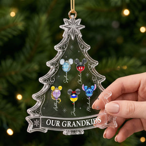Personalized Grandkids Make Christmas Brighter Ornament - Gifts For Grandparents 043OHTI310726-Homacus