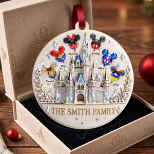 Balloon Family Ornament - Personalized Gifts For Family Christmas Ornament 01OHTI290826