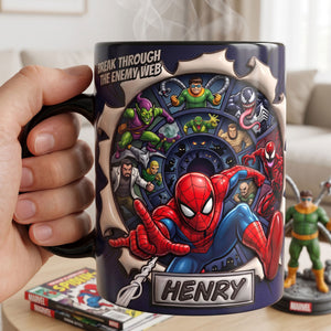 Masked Web Hero Magic Mug - Personalized Gifts For Movie Lovers 02hati070826