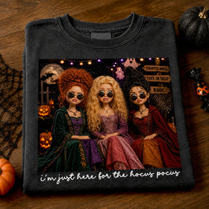 Witchy Halloween Washed Shirt Personalized Gifts For Women 04NATI110826