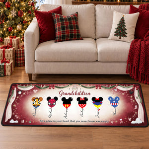 Colorful Balloon Family Runner Rug - Personalized Gifts For Family 04nati230926
