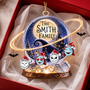Spooky Family Acrylic Ornament - Personalized Christmas Gifts 04ohti250826-Homacus