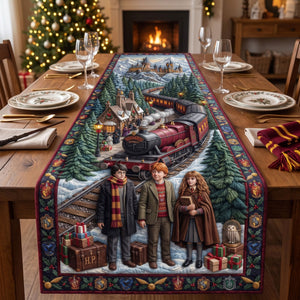 Enchanted Academy Quilted Table Runner - Personalized Christmas Gifts 06tyti120826-Homacus