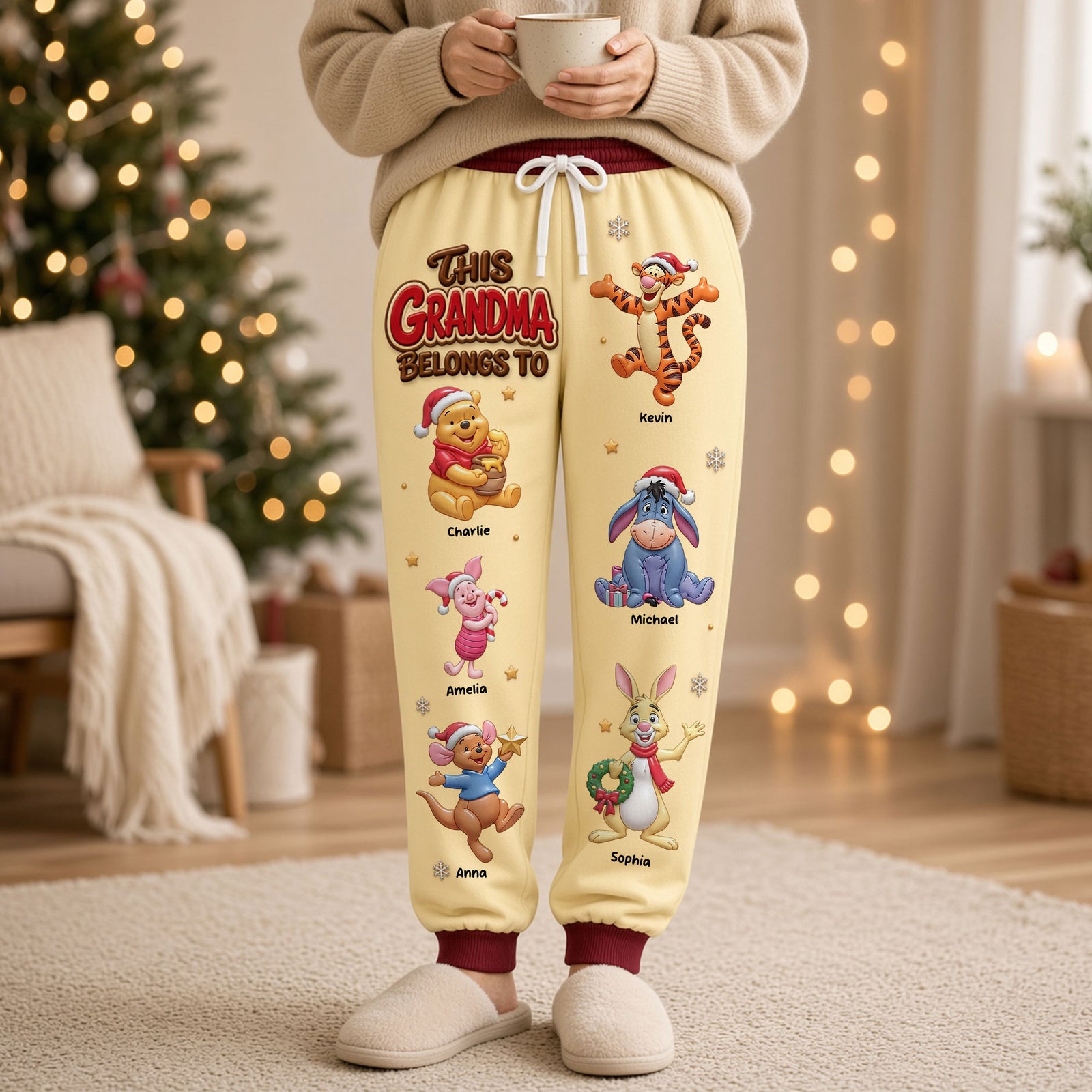 Sweet Little Honey Character Pajama Pants - Personalized Gift For Grandmas/Moms 03TYTI051026-Homacus