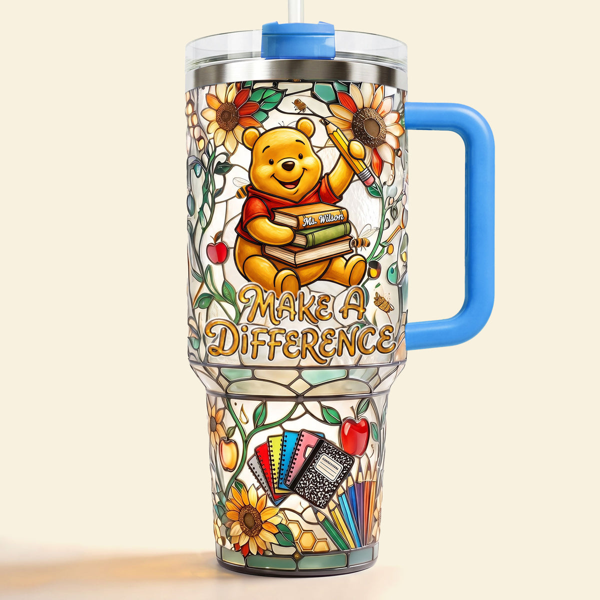 Good Teacher To Be 40oz Tumbler With Handle - Personalized Gifts For Teachers 03qhti010826-Homacus