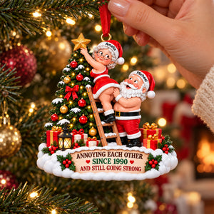 Annoying Each Other Christmas Ornament - Personalized Gifts For Couples 01OHTI161026-Homacus