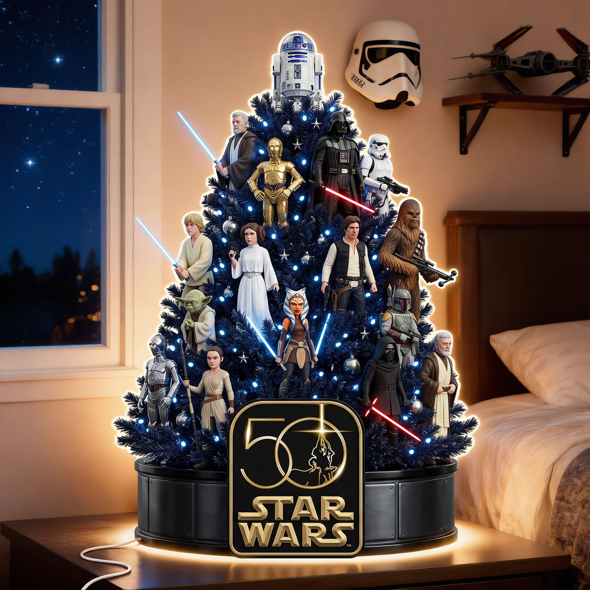 Space Adventure Acrylic Light Box - Personalized Christmas Gifts 01nati070926