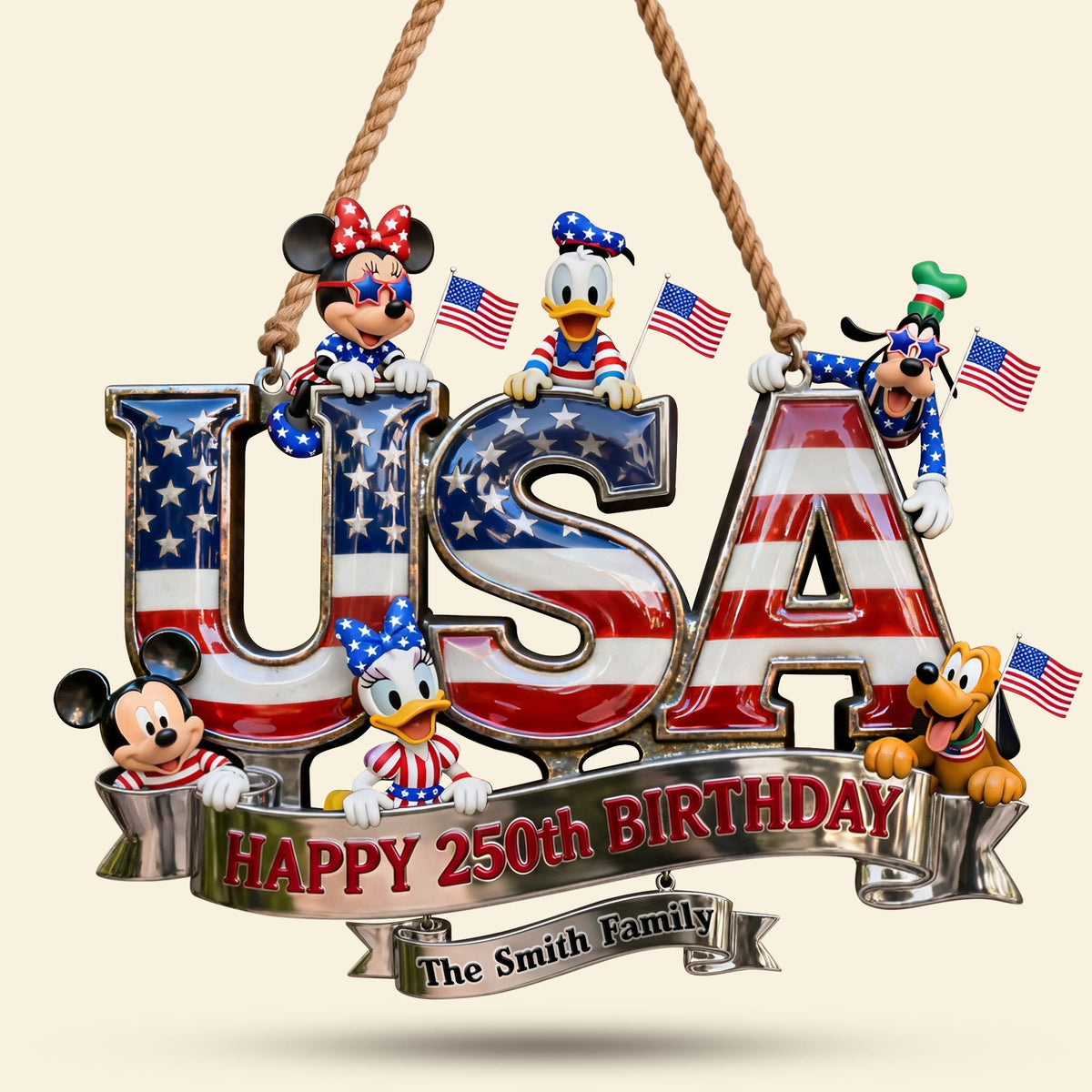 USA Birthday Family Acrylic Sign - Personalized Gifts For Family 04qhti290526-Homacus