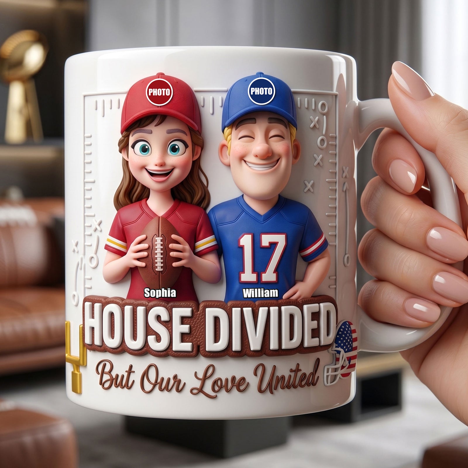 Funny Sports Couple Mug - Personalized Gifts For Couple 05HUTI180626-Homacus