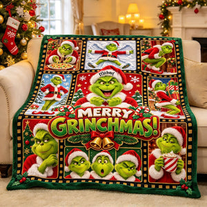 Festive Season Blanket - Personalized Gifts For Christmas Blanket 01PATI151026-Homacus