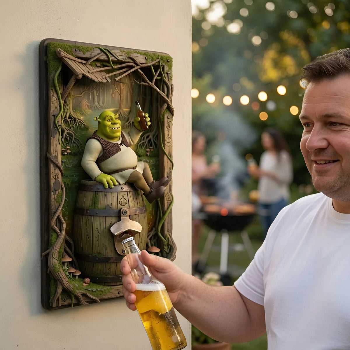 Green Ogre Wall Hanging Bottle Opener - Personalized Gifts 01toti210726-Homacus