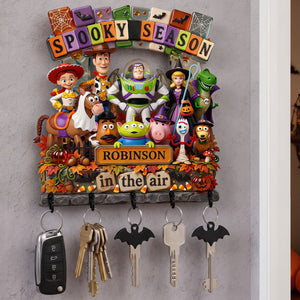 Spooky Season Acrylic Key Hanger - Personalized Gifts For Halloween 02pati310726
