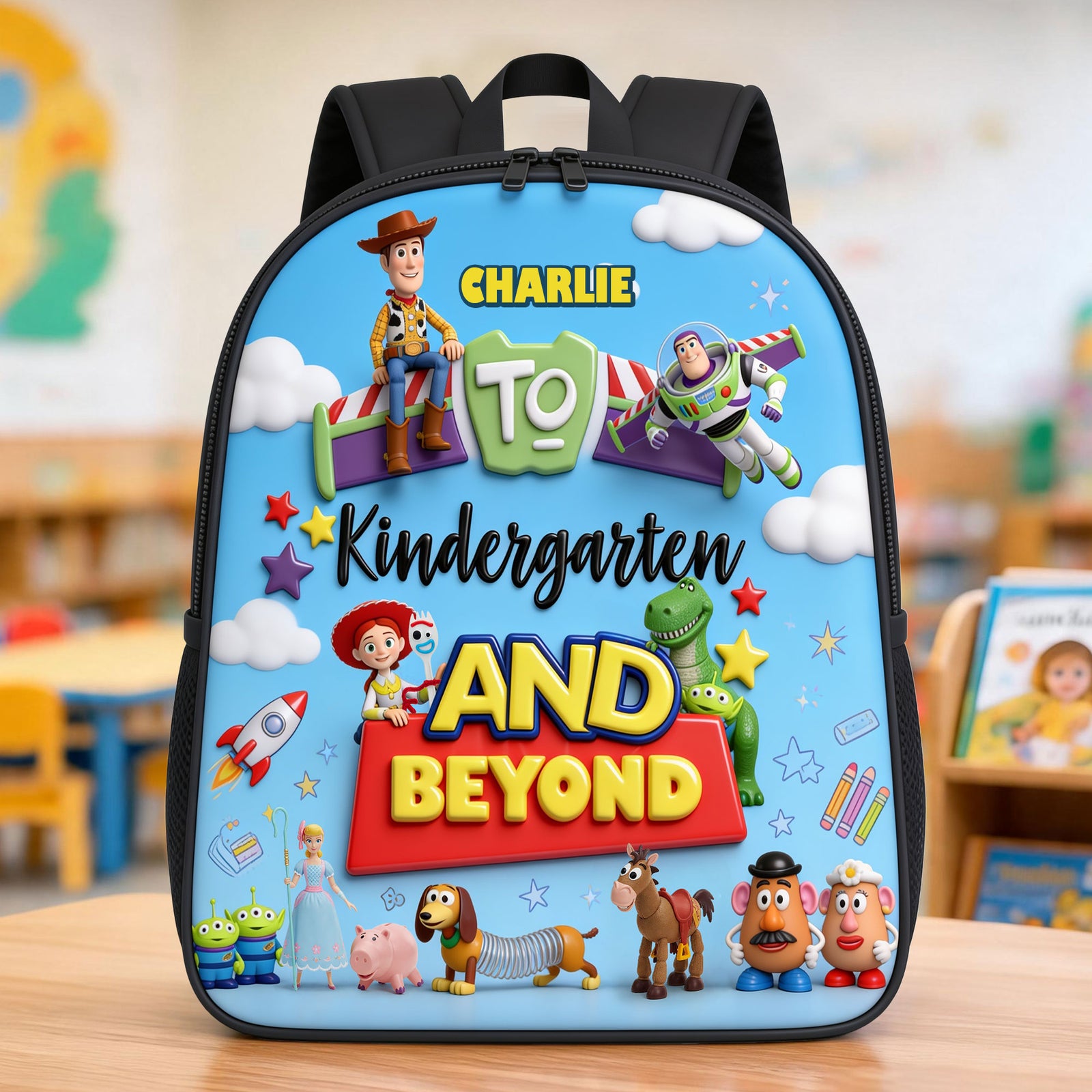 School-Day Adventure Backpack - Personalized Gifts For Kids School Bag 05NATI250626-Homacus